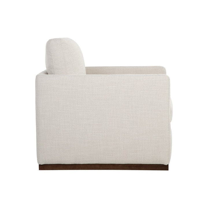 Portman Swivel Lounge Chair - Effie Linen-Sunpan-SUNPAN-107767-Lounge Chairs-4-France and Son