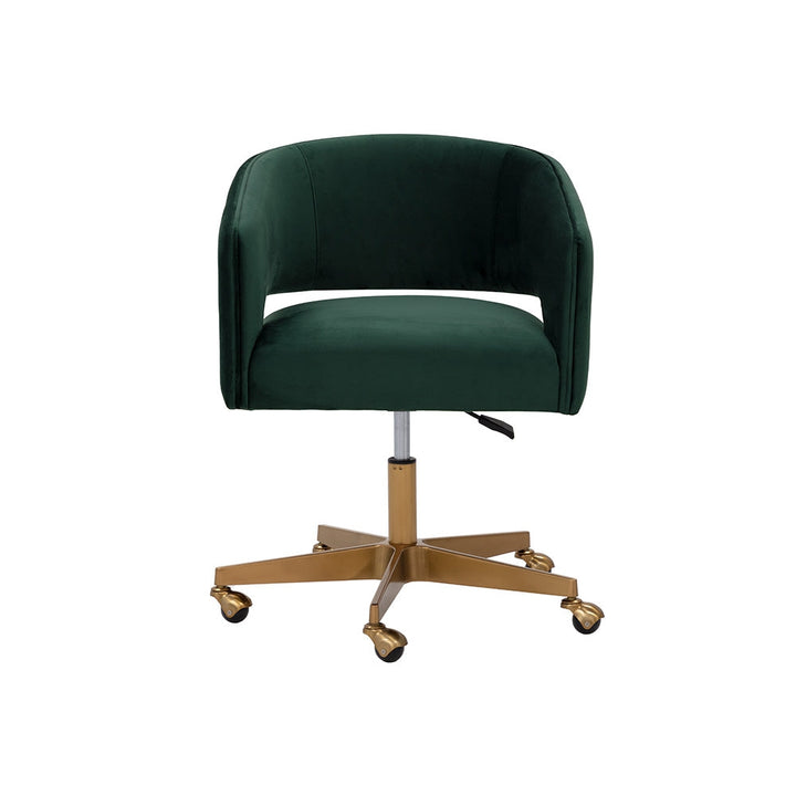 Claren Office Chair-Sunpan-SUNPAN-107851-Task ChairsDeep Green Sky-5-France and Son