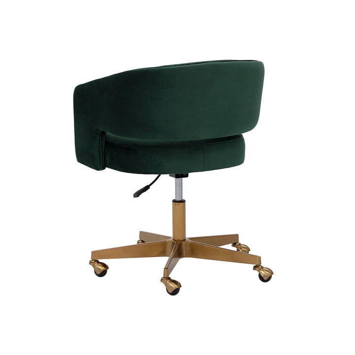 Claren Office Chair-Sunpan-SUNPAN-107851-Task ChairsDeep Green Sky-7-France and Son