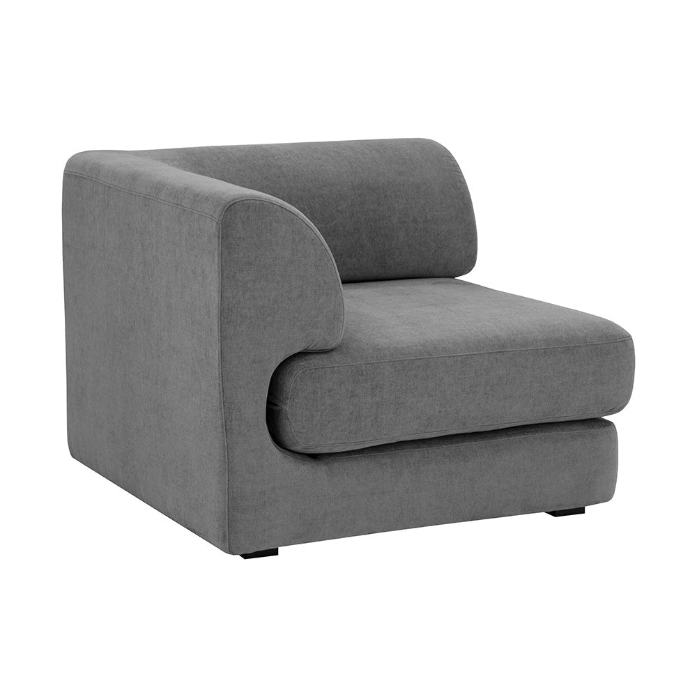 Harmony Modular - Danny Dark Grey-Sunpan-SUNPAN-107899-Lounge ChairsCorner Chair-1-France and Son
