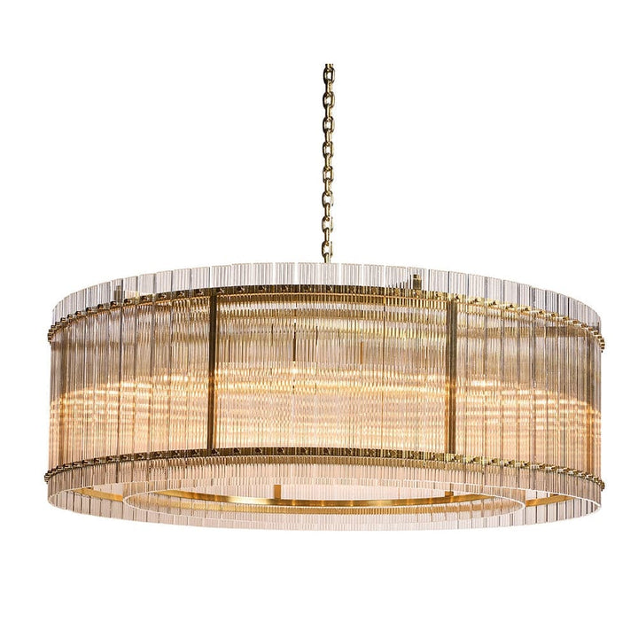 Kore Chandelier - Large-Sunpan-SUNPAN-107929-ChandeliersBrass - Clear-2-France and Son