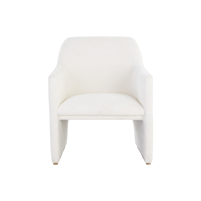 Doreen Lounge Chair - Lux Brass - Rubino White-Sunpan-SUNPAN-107952-Lounge Chairs-3-France and Son