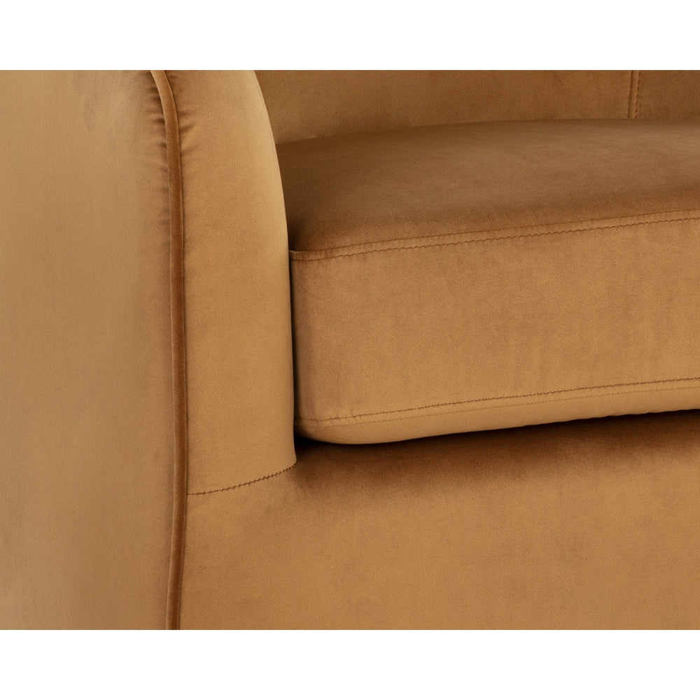 Hazel Swivel Lounge Chair-Sunpan-SUNPAN-107966-Lounge ChairsBrown-9-France and Son