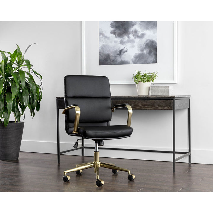 Kleo Office Chair-Sunpan-SUNPAN-106655-Task ChairsSnow-5-France and Son