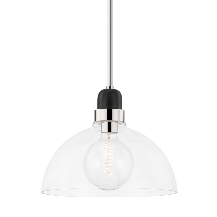 Camile 1 Light Pendant-Mitzi-HVL-H482701L-PN-PendantsPolished Nickel-Large-2-France and Son