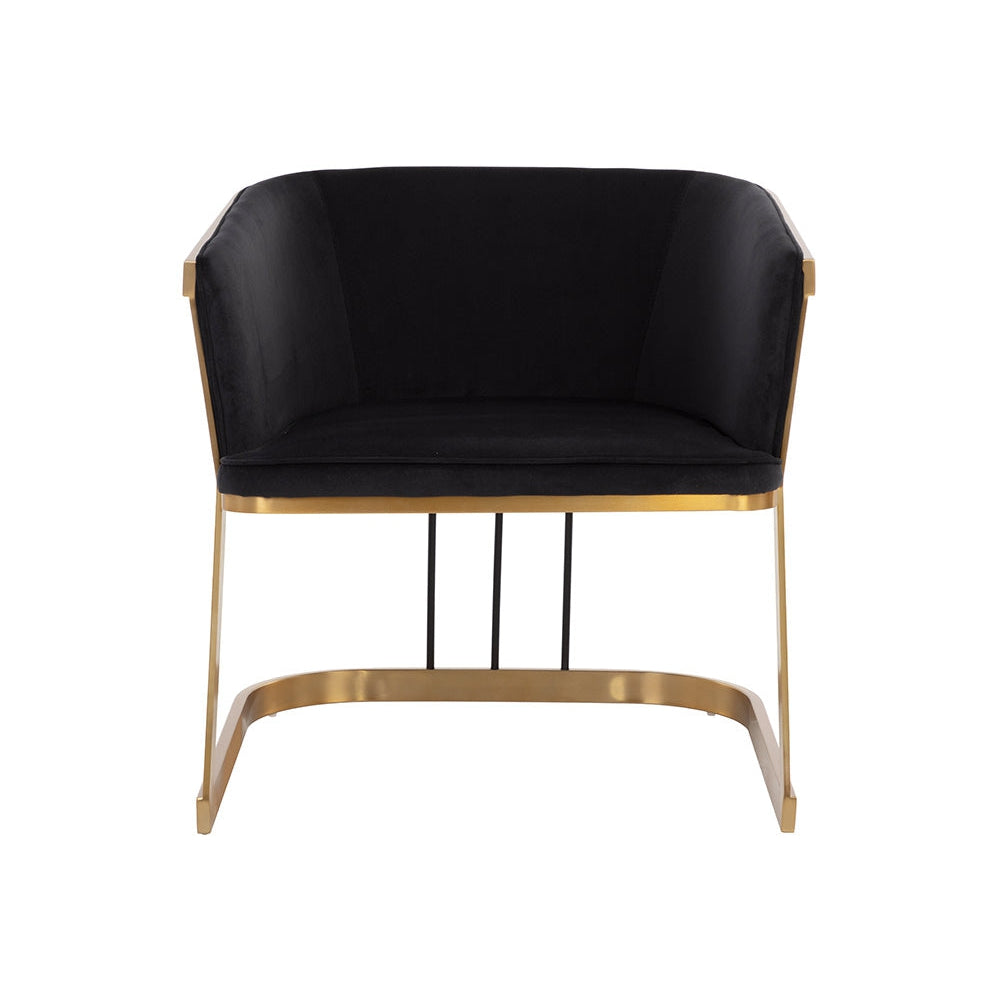 Caily Lounge Chair-Sunpan-SUNPAN-108033-Lounge ChairsBlack-1-France and Son