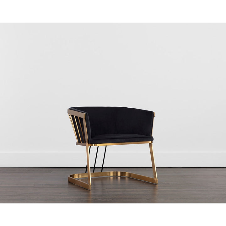 Caily Lounge Chair-Sunpan-SUNPAN-108033-Lounge ChairsBlack-4-France and Son