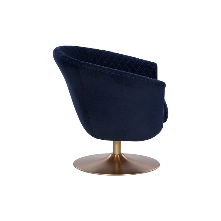 Carine Swivel Lounge Chair-Sunpan-SUNPAN-108045-Lounge Chairs-4-France and Son
