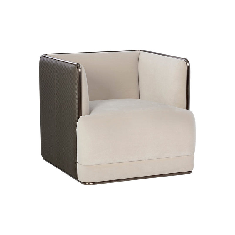 Sierra Armchair - Meg Taupe / Porcini Taupe-Sunpan-SUNPAN-108049-Lounge Chairs-1-France and Son