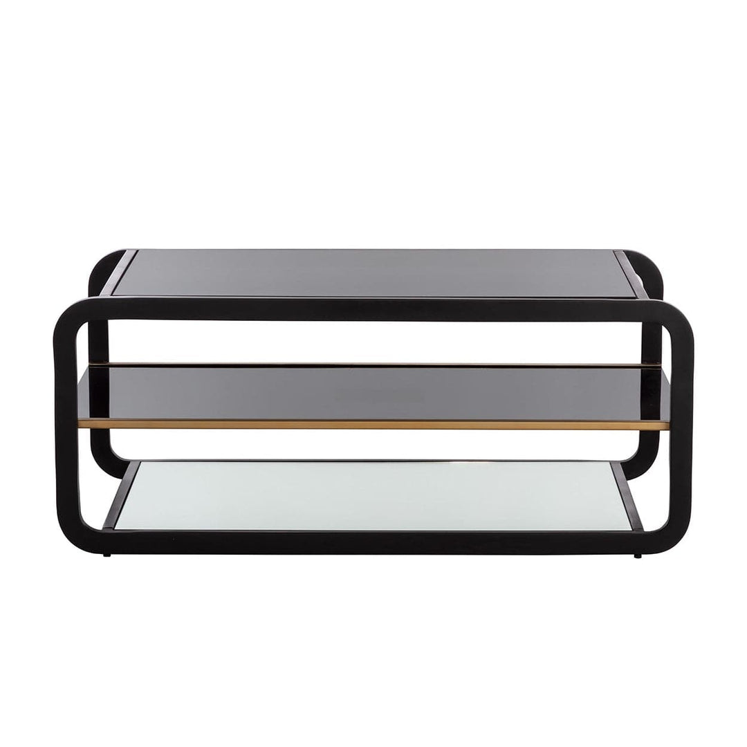 Ambretta Coffee Table - Black / Smoke Grey-Sunpan-SUNPAN-108084-Coffee Tables-4-France and Son