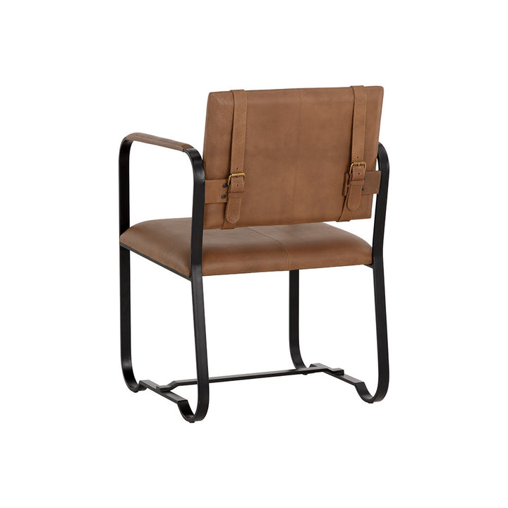 Garrett Office Chair - Cognac Leather-Sunpan-SUNPAN-108098-Task Chairs-5-France and Son