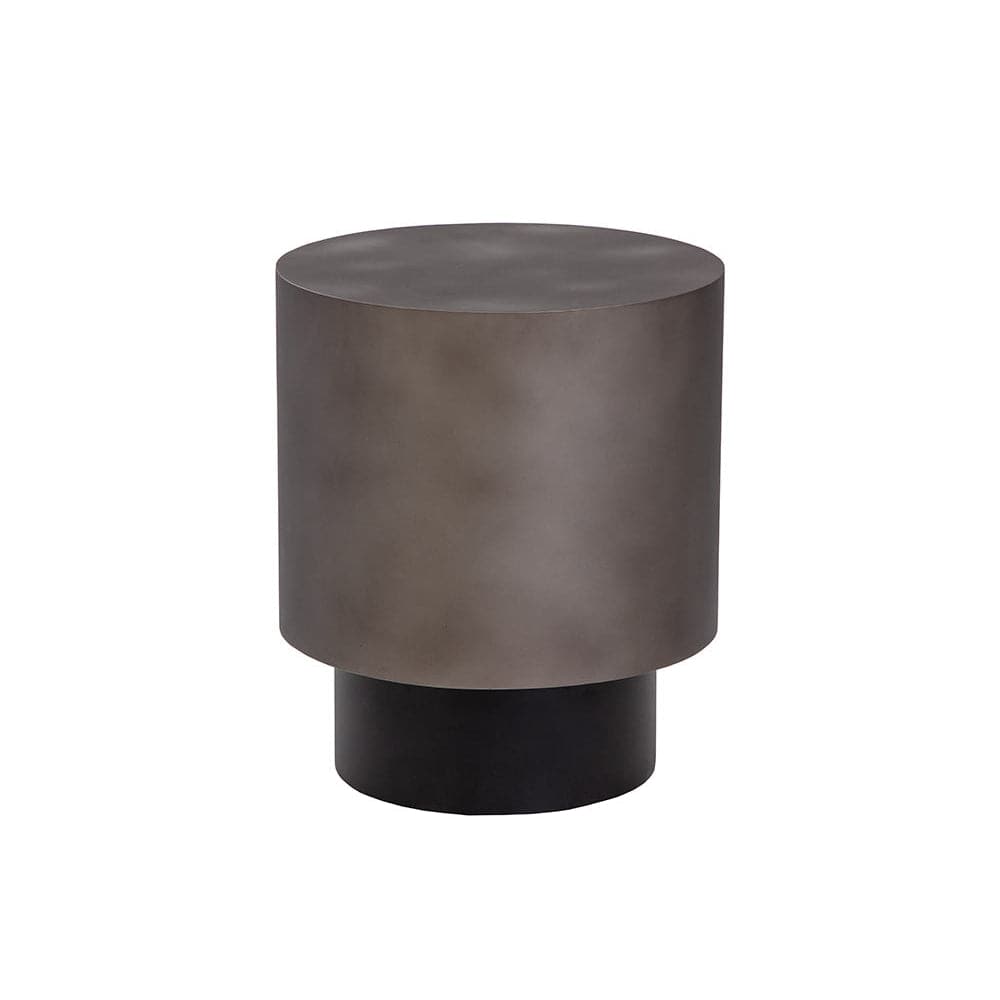 Bernaby End Table-Sunpan-SUNPAN-108102-Side TablesGunmetal-2-France and Son