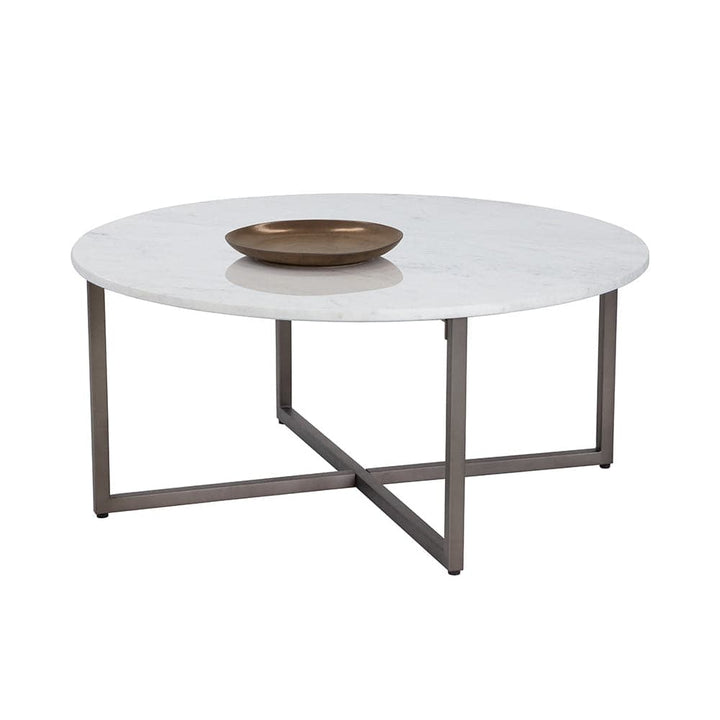 Kiara Coffee Table - Round-Sunpan-SUNPAN-108103-Coffee Tables-3-France and Son