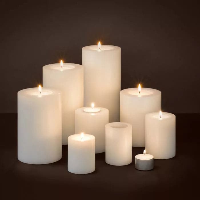 Artificial Candle Ø 7 X H. 9 Cm Set Of 4-Eichholtz-EICHHOLTZ-108113-Decor-2-France and Son