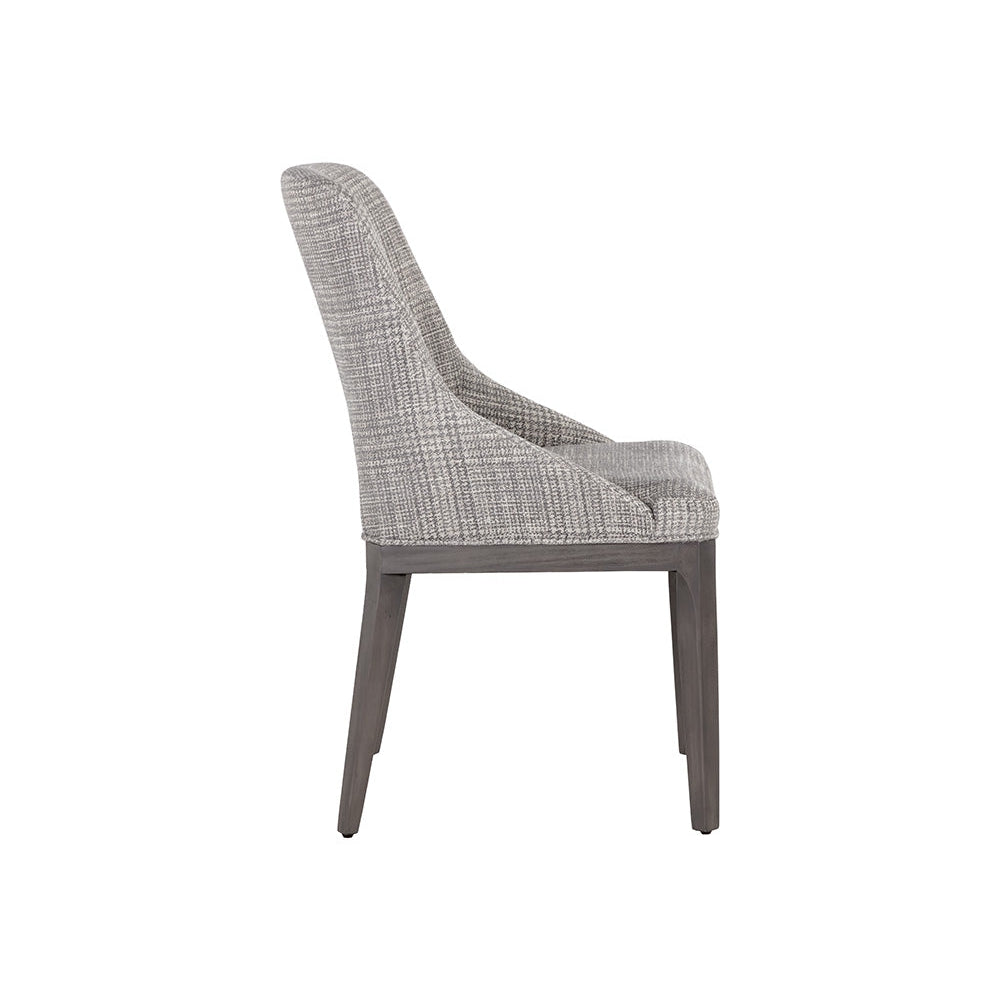 Estrada Dining Chair - Light Grey Oak-Sunpan-SUNPAN-108127-Dining Chairs-4-France and Son