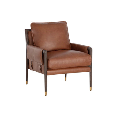 Mauti Lounge Chair-Sunpan-SUNPAN-108161-Lounge ChairsBrown / Shalimar Tobacco-7-France and Son