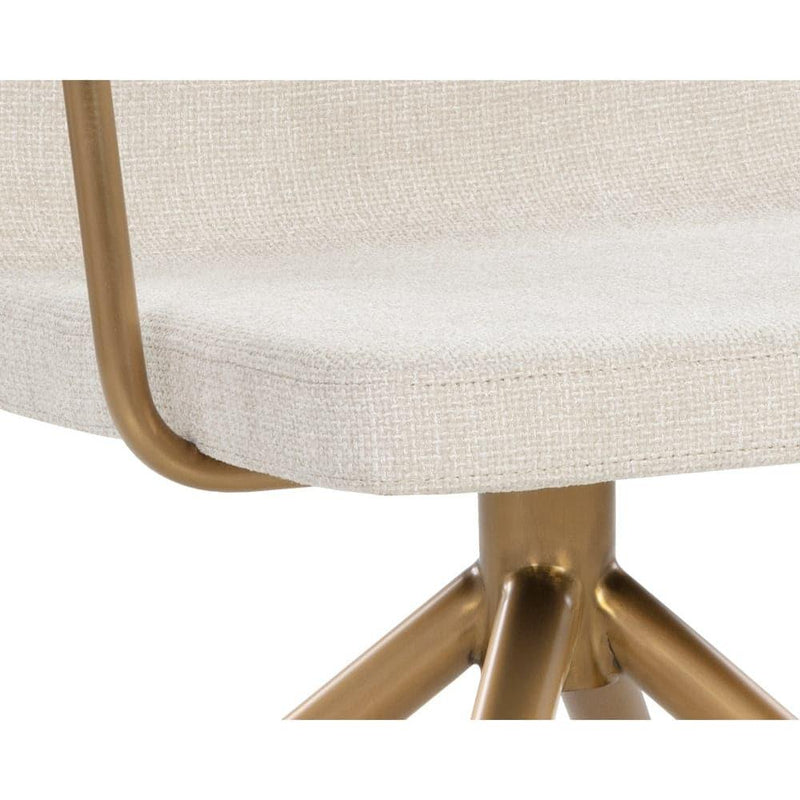 Swivel dining armchair clearance