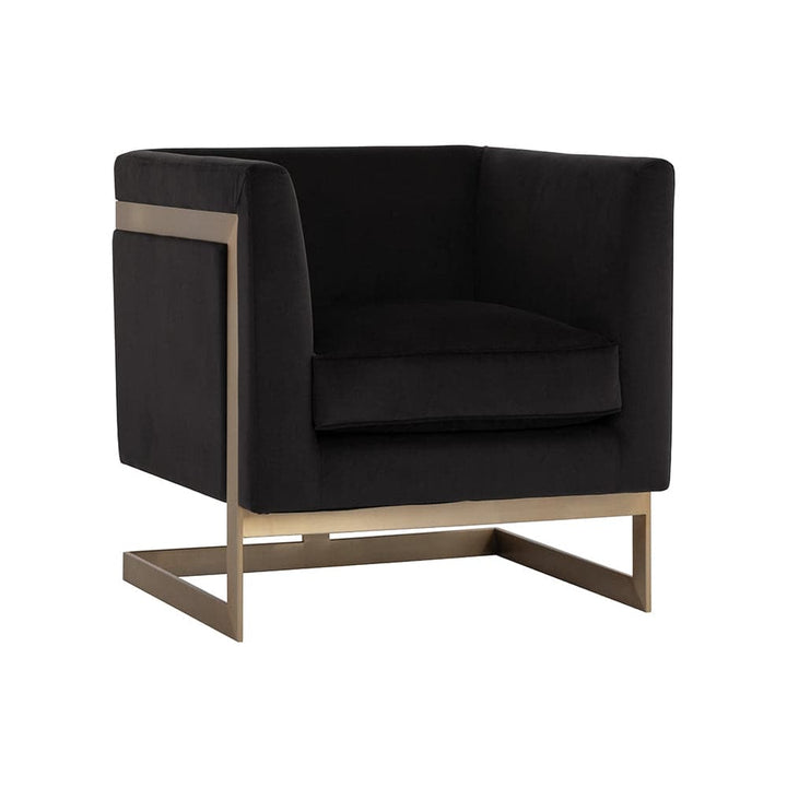 Yvette Armchair-Sunpan-SUNPAN-108240-Lounge ChairsAbbington Charred Brown-6-France and Son