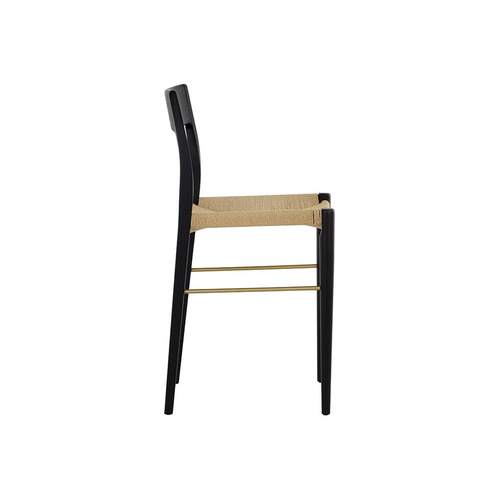 Bondi Counter Stool - Black-Sunpan-SUNPAN-108281-Bar Stools-3-France and Son