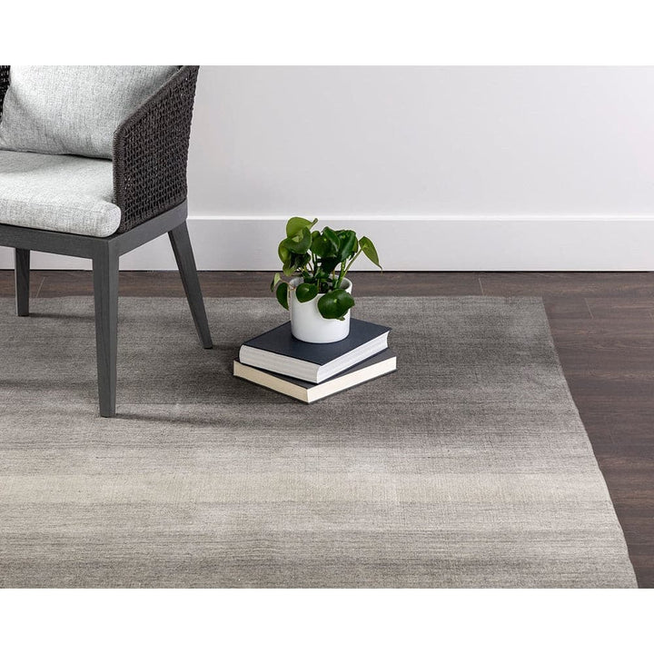 Brisbane Hand - Woven Rug - Grey - 8'' x 10''-Sunpan-SUNPAN-108295-Rugs-2-France and Son