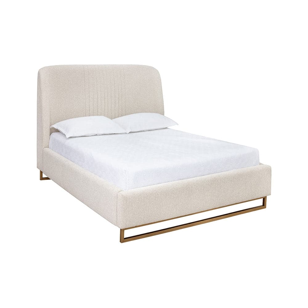 Nevin Bed Queen Dove Cream-Sunpan-SUNPAN-108317-Beds-1-France and Son