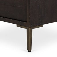 Wyeth 3 Drawer Dresser-Four Hands-FH-108381-005-DressersRustic Sandalwood & Dark Gunmetal-6-France and Son