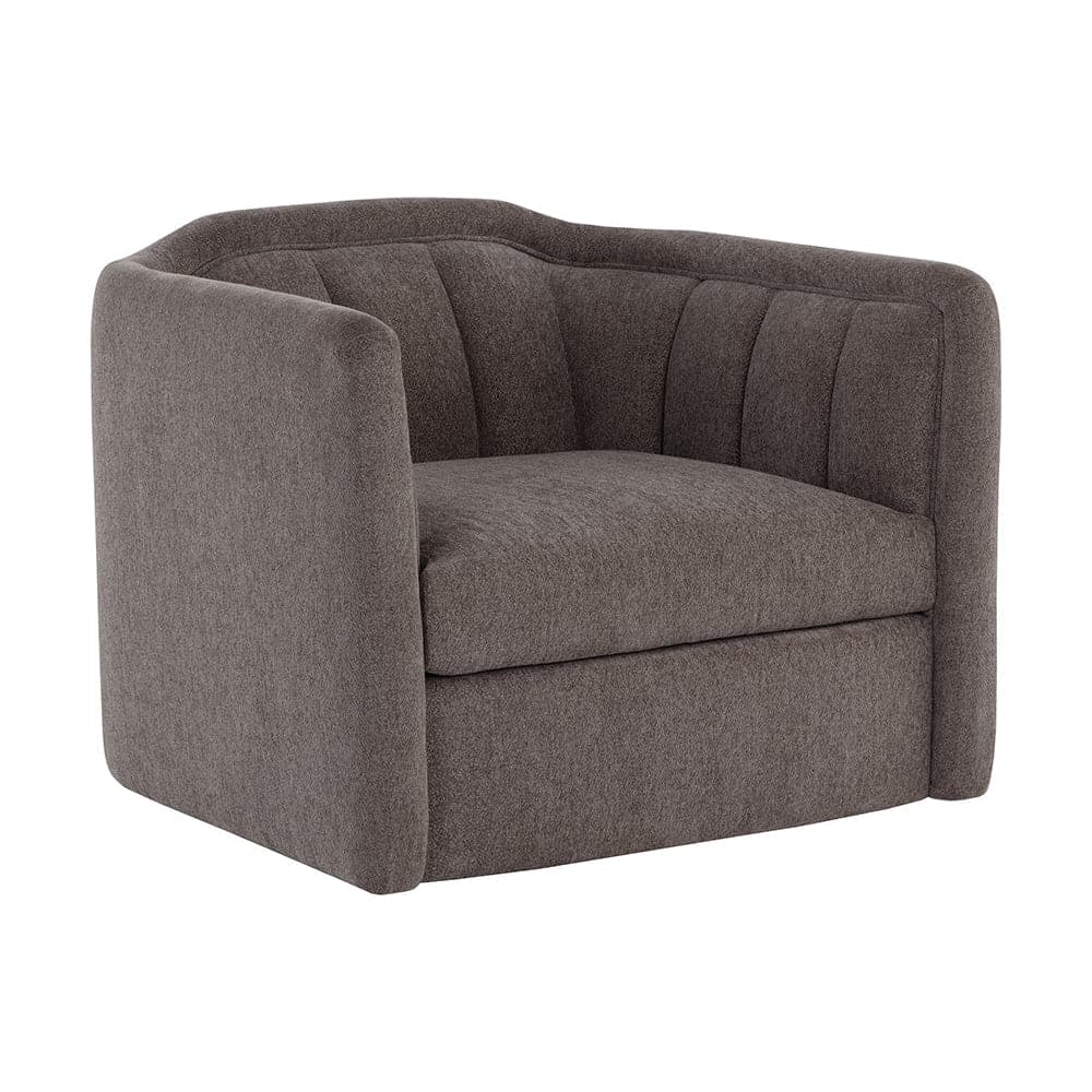 Birrit Swivel Armchair-Sunpan-SUNPAN-108459-Lounge ChairsAlaska Hedgehog-2-France and Son