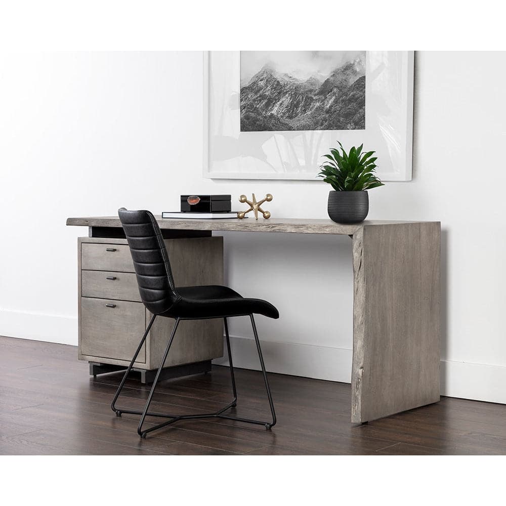 Lewis Desk - Grey-Sunpan-SUNPAN-108480-Desks-2-France and Son