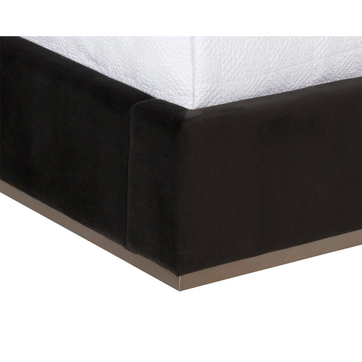 Beckham Bed-Sunpan-SUNPAN-108044-BedsKing-Quilted Abbington Charred Brown-10-France and Son