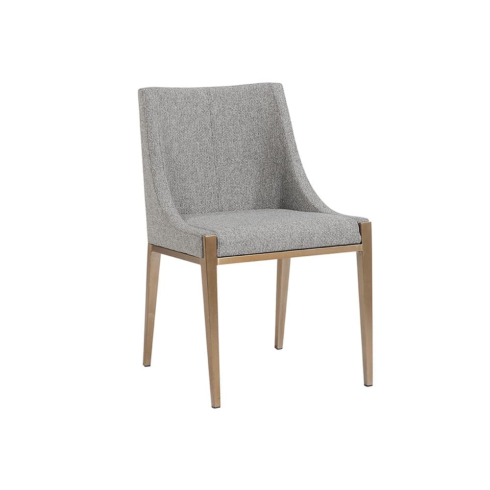 Dionne Dining Chair-Sunpan-SUNPAN-108508-Dining ChairsMonument Pebble-5-France and Son