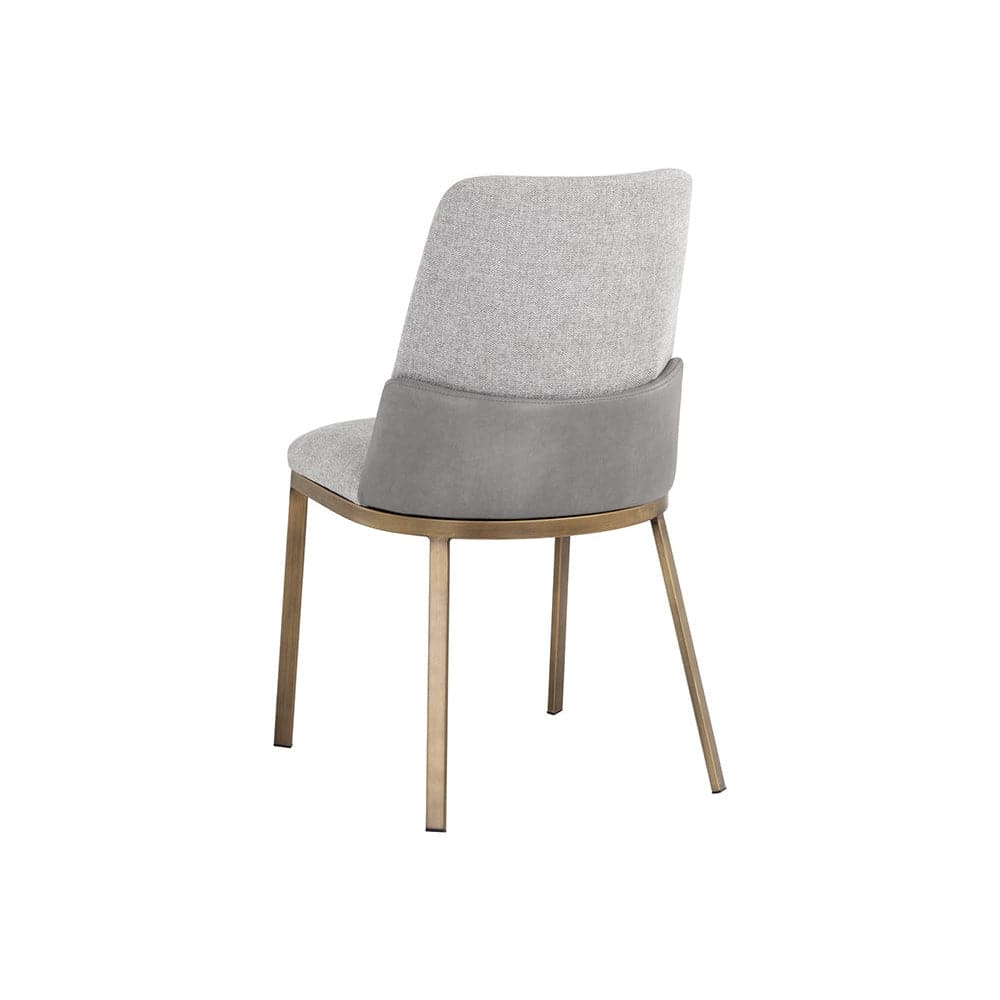 Marie Dining Chair-Sunpan-SUNPAN-107647-Dining ChairsBelfast Oatmeal / Bravo Cognac-6-France and Son