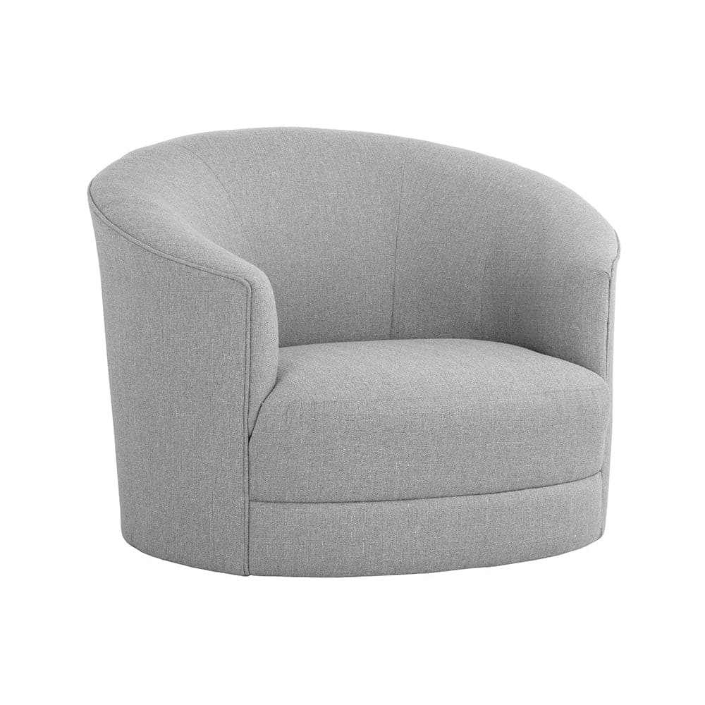 Grimaldi Swivel Armchair-Sunpan-SUNPAN-108555-Lounge ChairsLiv Dove-2-France and Son