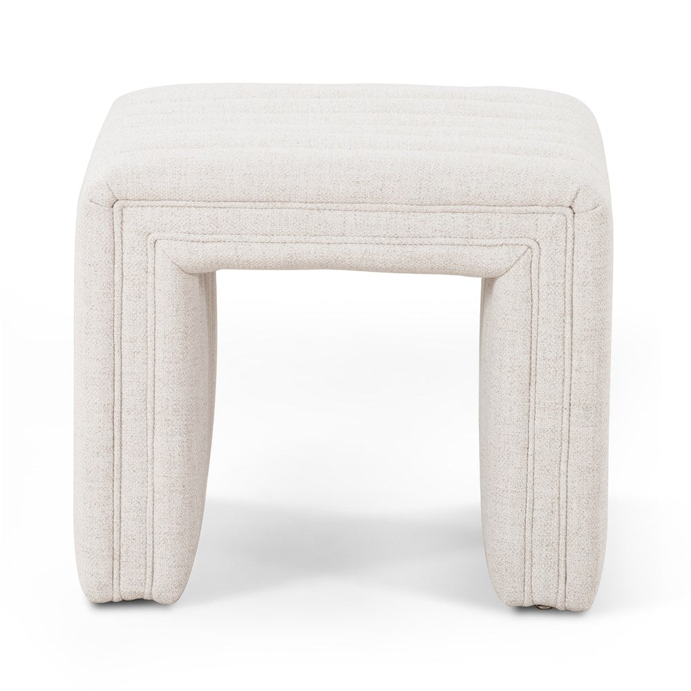 Augustine Ottoman 21"-Four Hands-FH-108563-004-Stools & OttomansOrly Natural Fabric-6-France and Son