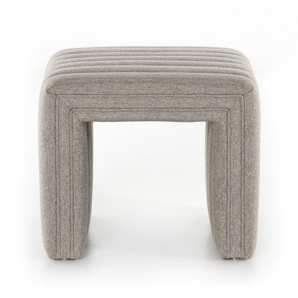 Augustine Ottoman 21"-Four Hands-FH-108563-004-Stools & OttomansOrly Natural Fabric-3-France and Son