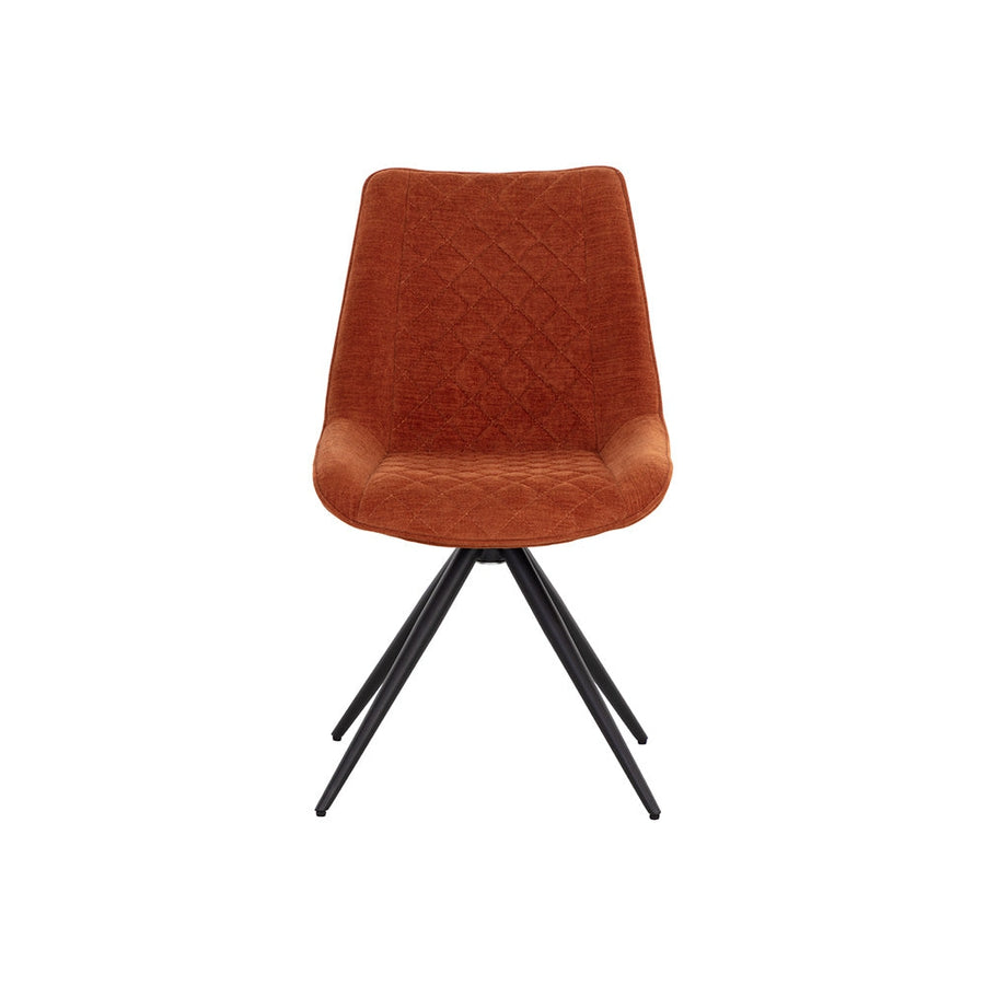 Freya Swivel Dining Chair - Danny Rust-Sunpan-SUNPAN-108599-Dining Chairs-3-France and Son