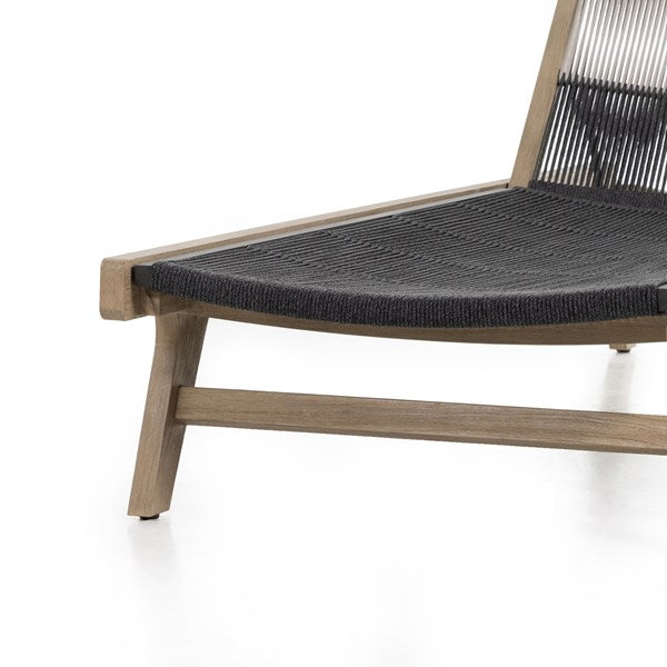 Julian Outdoor Chaise Lounge-Four Hands-FH-108623-001-Chaise LoungesWashed Brown-3-France and Son
