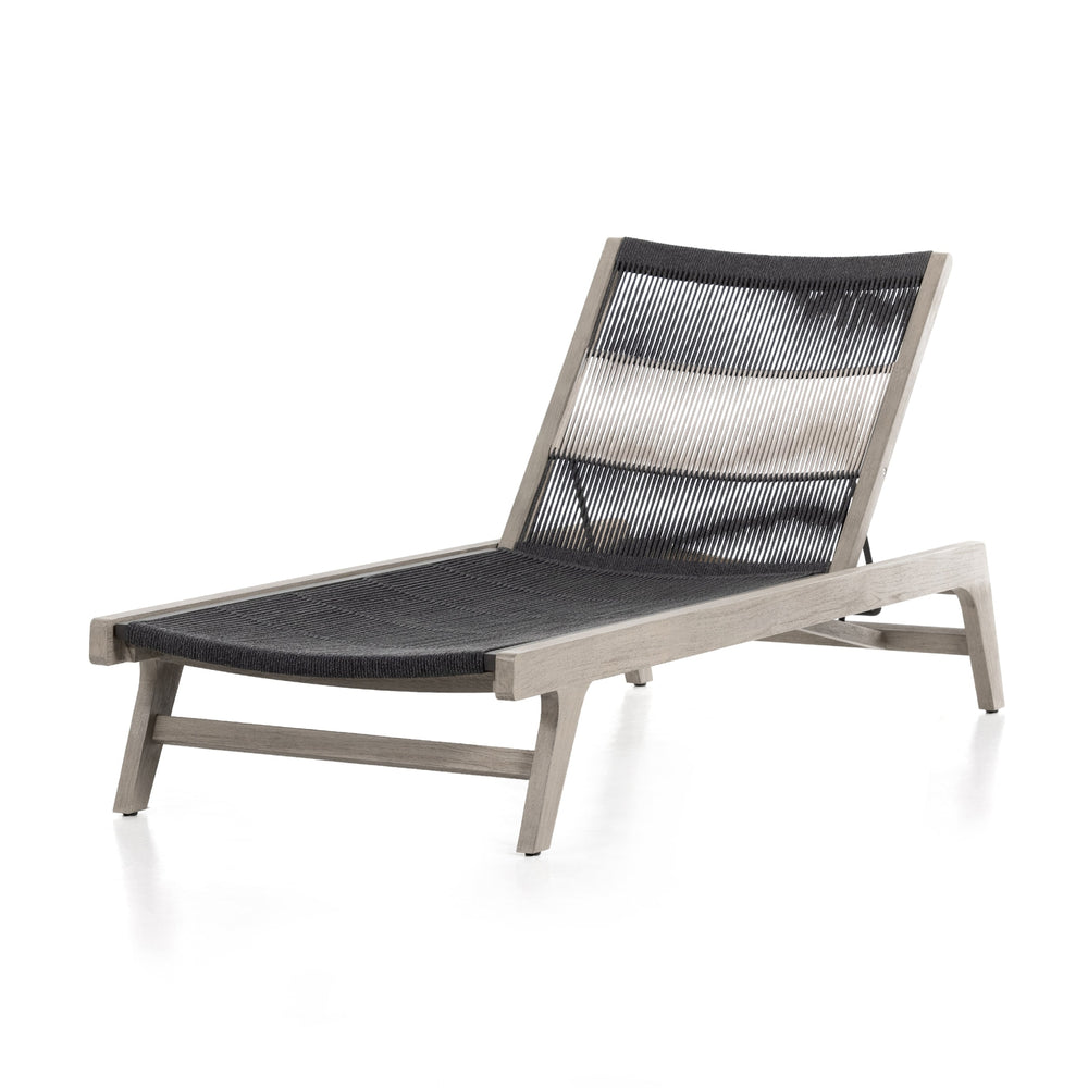 Julian Outdoor Chaise Lounge-Four Hands-FH-108623-002-Chaise LoungesWeathered Grey-2-France and Son