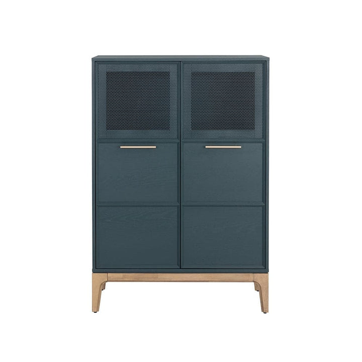 Rivero Highboard - Teal-Sunpan-SUNPAN-108687-Bookcases & Cabinets-4-France and Son