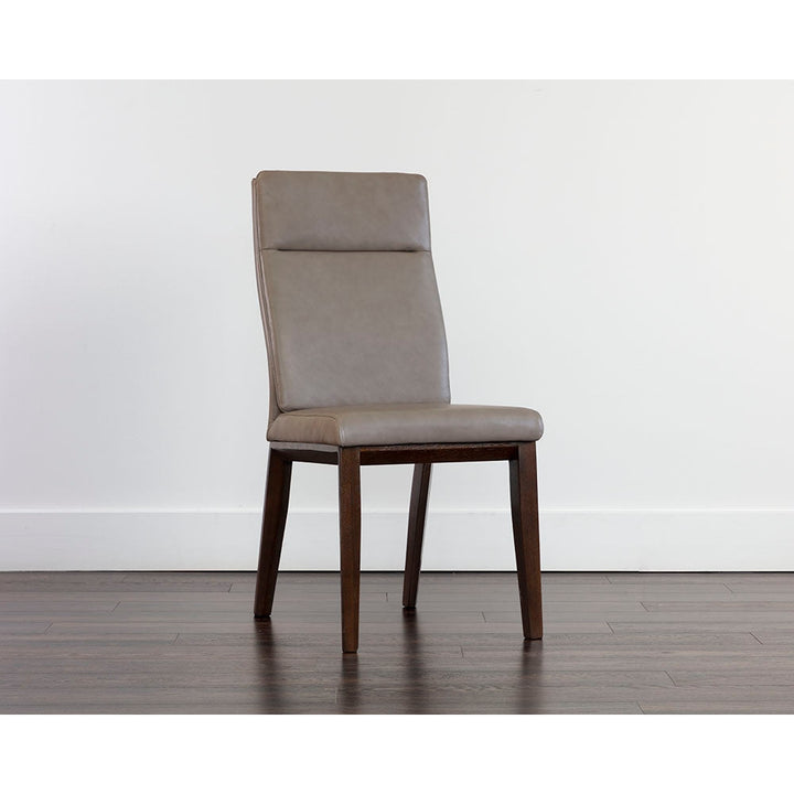 Cashel Dining Chair-Sunpan-SUNPAN-108721-Dining ChairsAlpine Grey Leather-2-France and Son