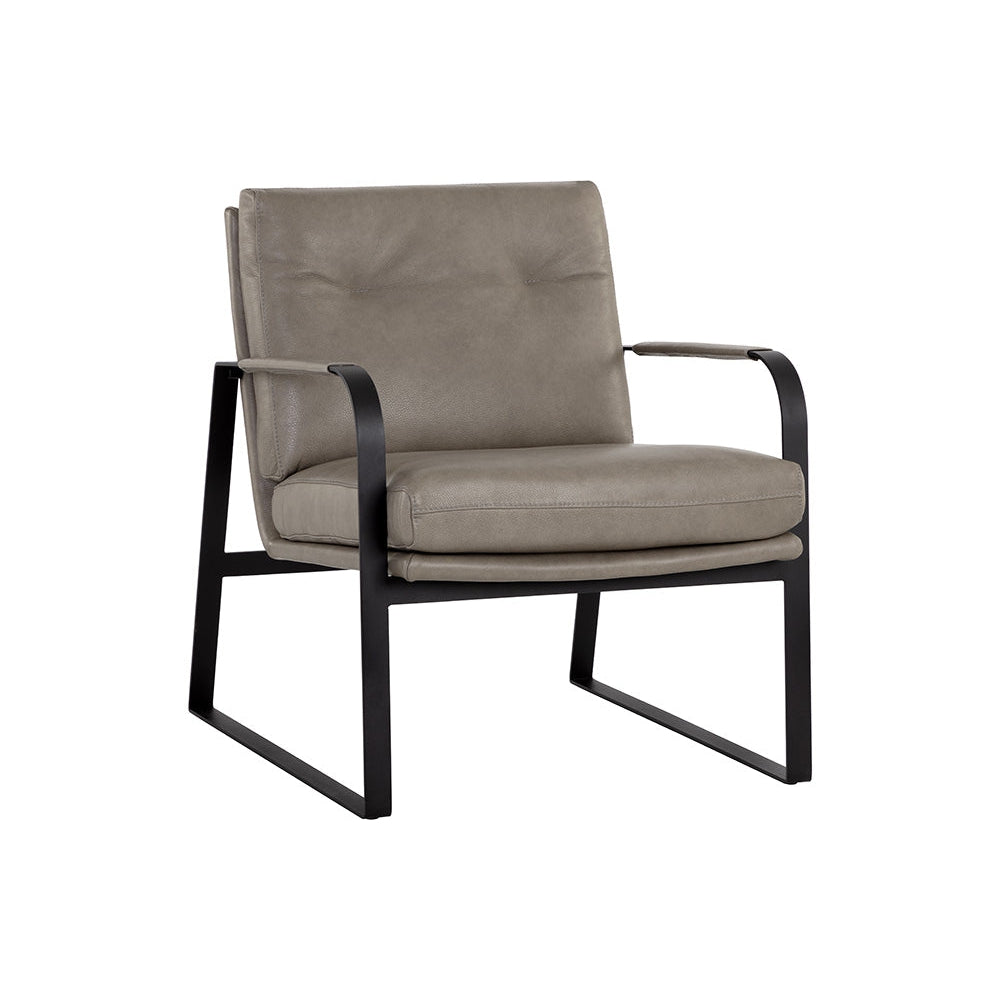 Sterling Lounge Chair-Sunpan-SUNPAN-108724-Lounge ChairsMissouri Stone Leather-9-France and Son