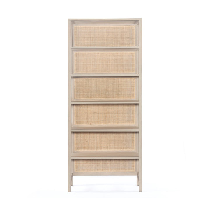 Caprice Large Bookshelf-Four Hands-FH-108757-001-Bookcases & CabinetsNatural Mango-2-France and Son