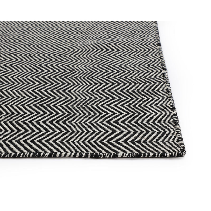 Cusco Hand-woven Rug - Black / White-Sunpan-SUNPAN-108765-Rugs9&
