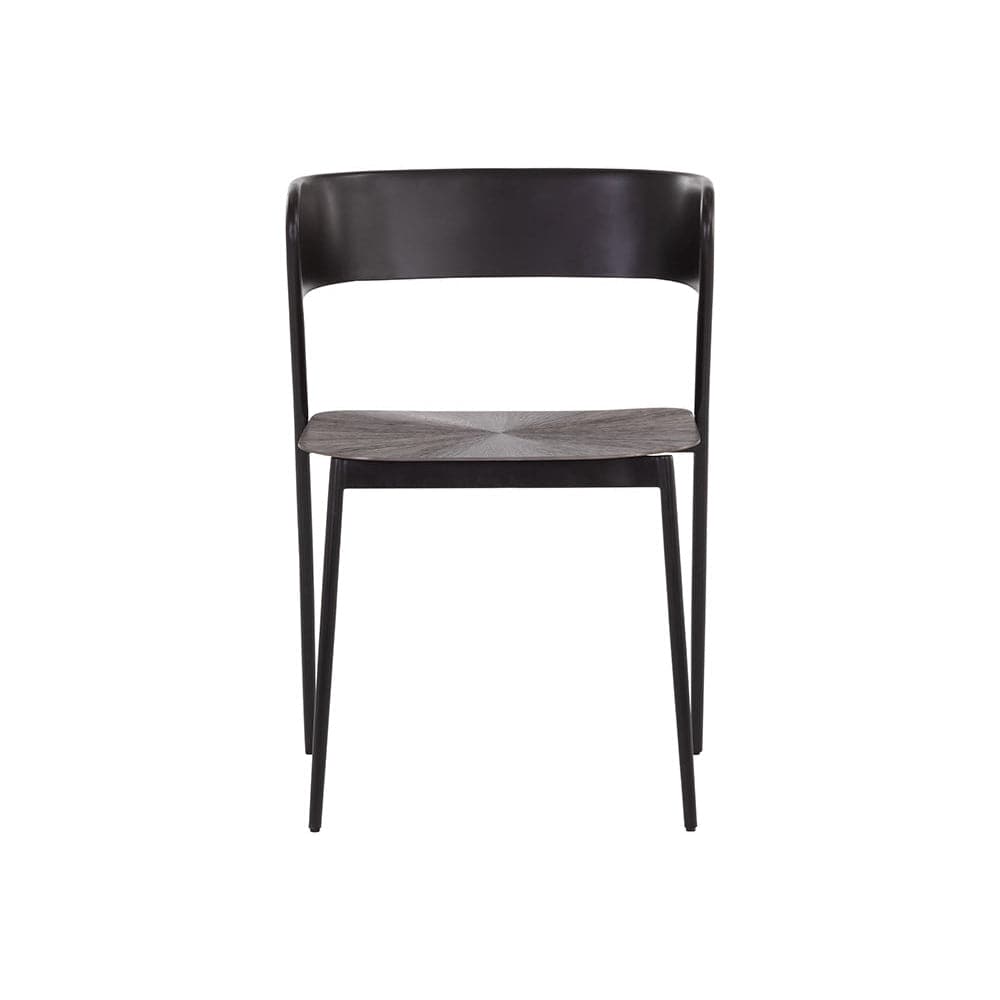 Keanu Dining Chair - Gunmetal-Sunpan-SUNPAN-108771-Dining Chairs-3-France and Son