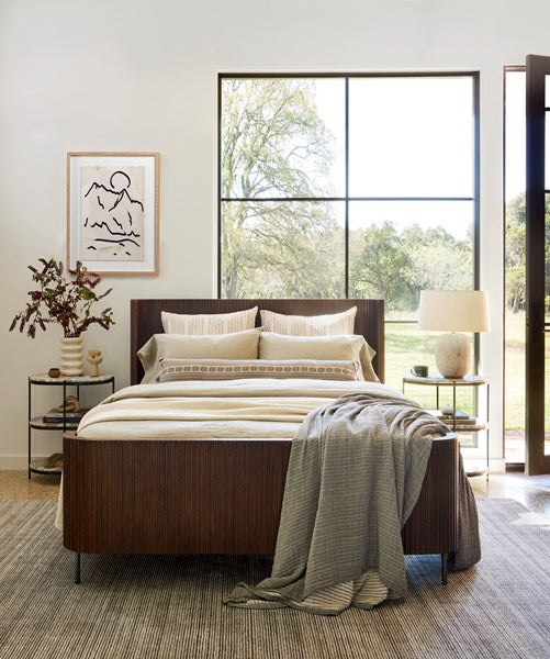 Fletcher Bed - Terra Brown Oak - Queen-Four Hands-FH-108786-002-Beds-2-France and Son