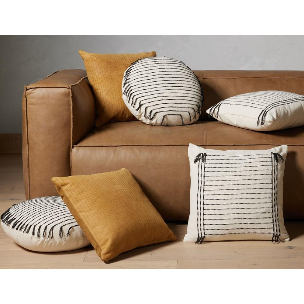 Sevanne Embossed Leather Pillow - Set 2-Four Hands-FH-108793-002-PillowsMontana Harvest-3-France and Son
