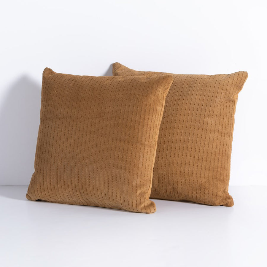 Sevanne Embossed Leather Pillow - Set 2-Four Hands-FH-108793-002-PillowsMontana Harvest-7-France and Son