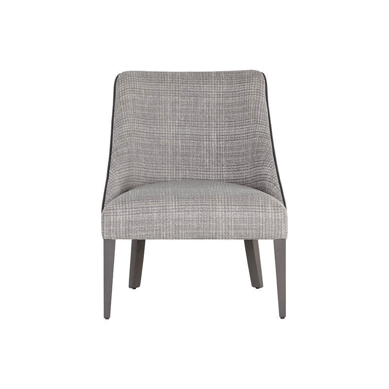 Ragona Lounge Chair-Sunpan-SUNPAN-108816-Lounge ChairsLight Grey Oak - Naya Check Light Grey-1-France and Son
