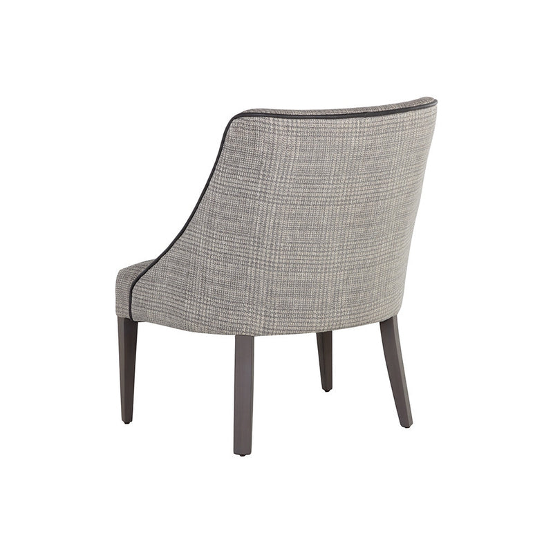 Ragona Lounge Chair-Sunpan-SUNPAN-108816-Lounge ChairsLight Grey Oak - Naya Check Light Grey-9-France and Son