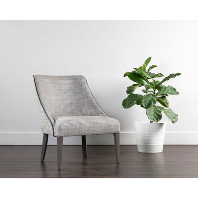 Ragona Lounge Chair-Sunpan-SUNPAN-108816-Lounge ChairsLight Grey Oak - Naya Check Light Grey-4-France and Son
