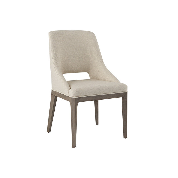 Estrada Dining Chair-Sunpan-SUNPAN-108818-Dining ChairsLight Grey Oak - Mainz Cream-4-France and Son